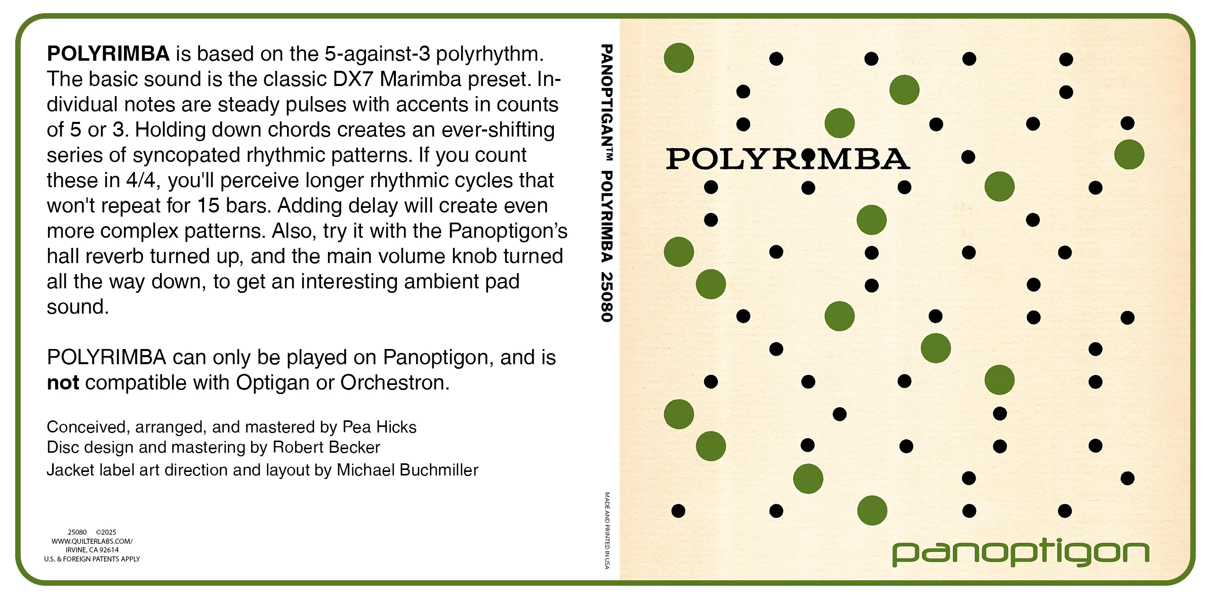 Polyrimba - Panoptigon Disc - Image 2