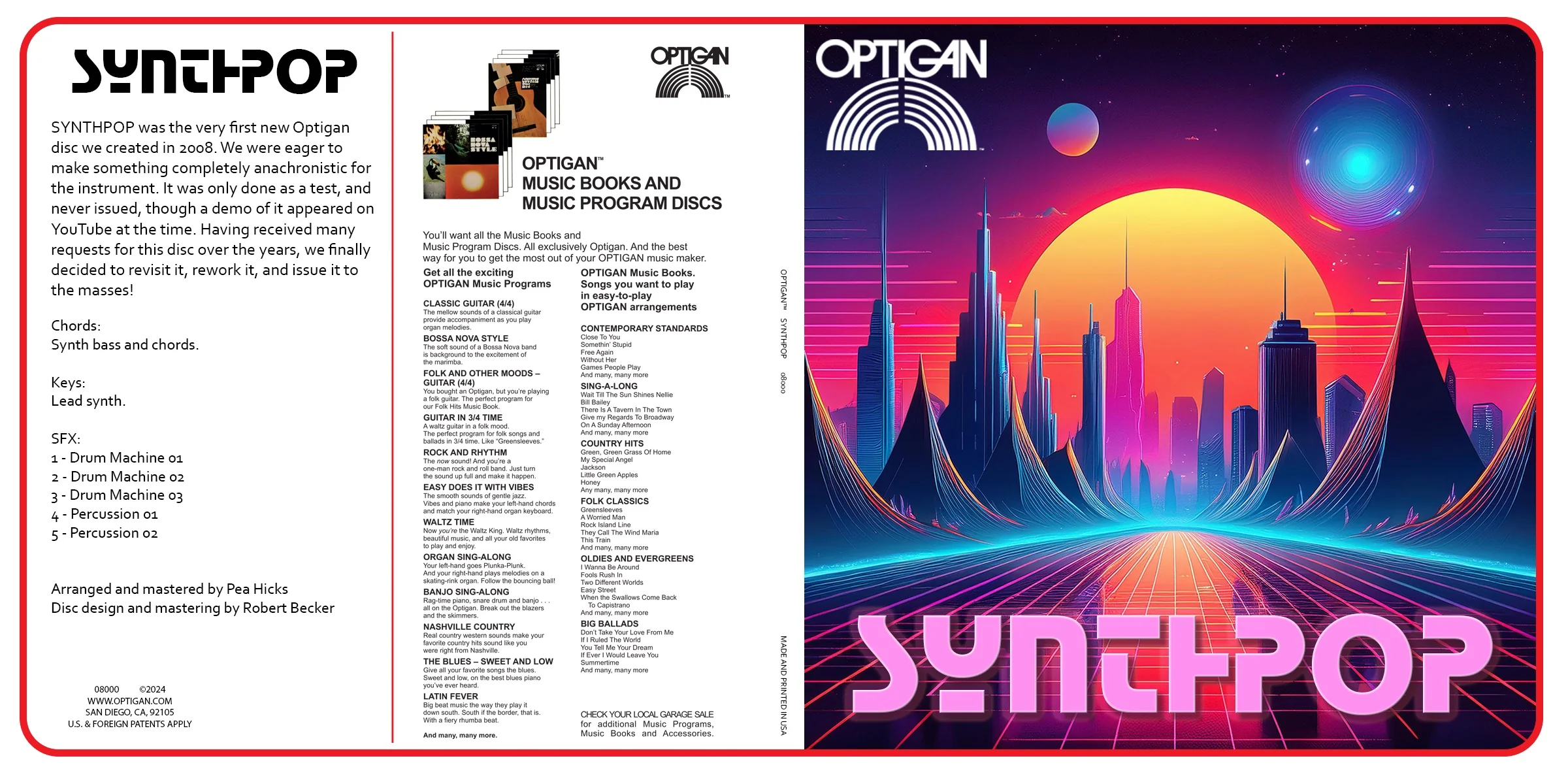 SynthPop - Optigan Disc - Image 2